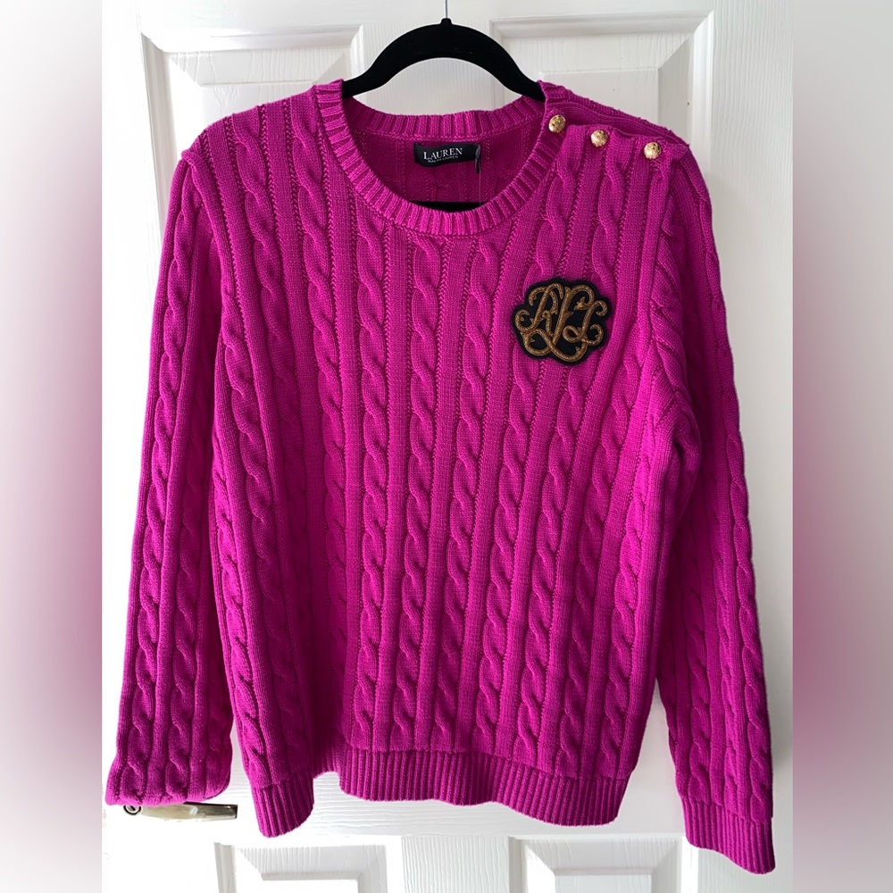 Ralph Lauren Fuschia Sweater